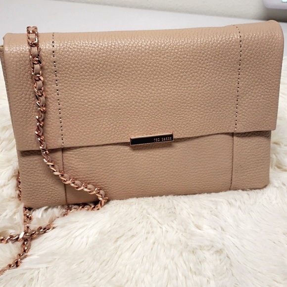 Ted Baker London Handbags - TED BAKER Parson Clutch Soft Leather Crossbody Handbag